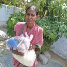 relief  taken by a an elder woman