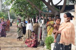 Slum families without works