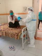 Immunity booster kits to covid patients in hospita