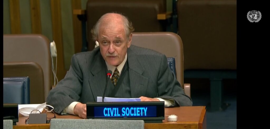 Dr. Hedberg Speaking to United Nations ECOSOC