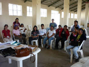 Bank members meet to discuss their business plan