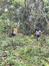 Nel & Athula doing maintenance in the Bululand.