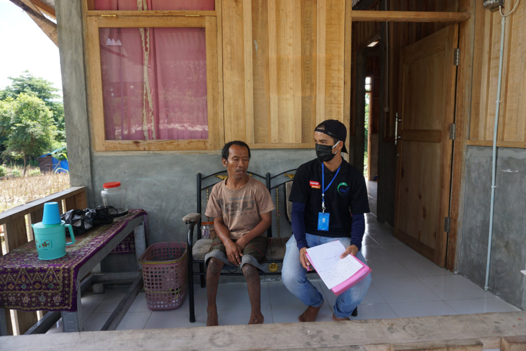 YEU monitoring visit in Sibalaya Selatan