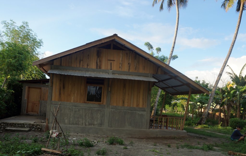 accesible latrine at the back of the house