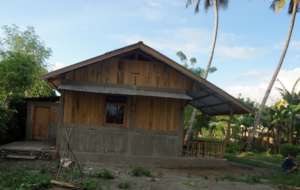 accesible latrine at the back of the house