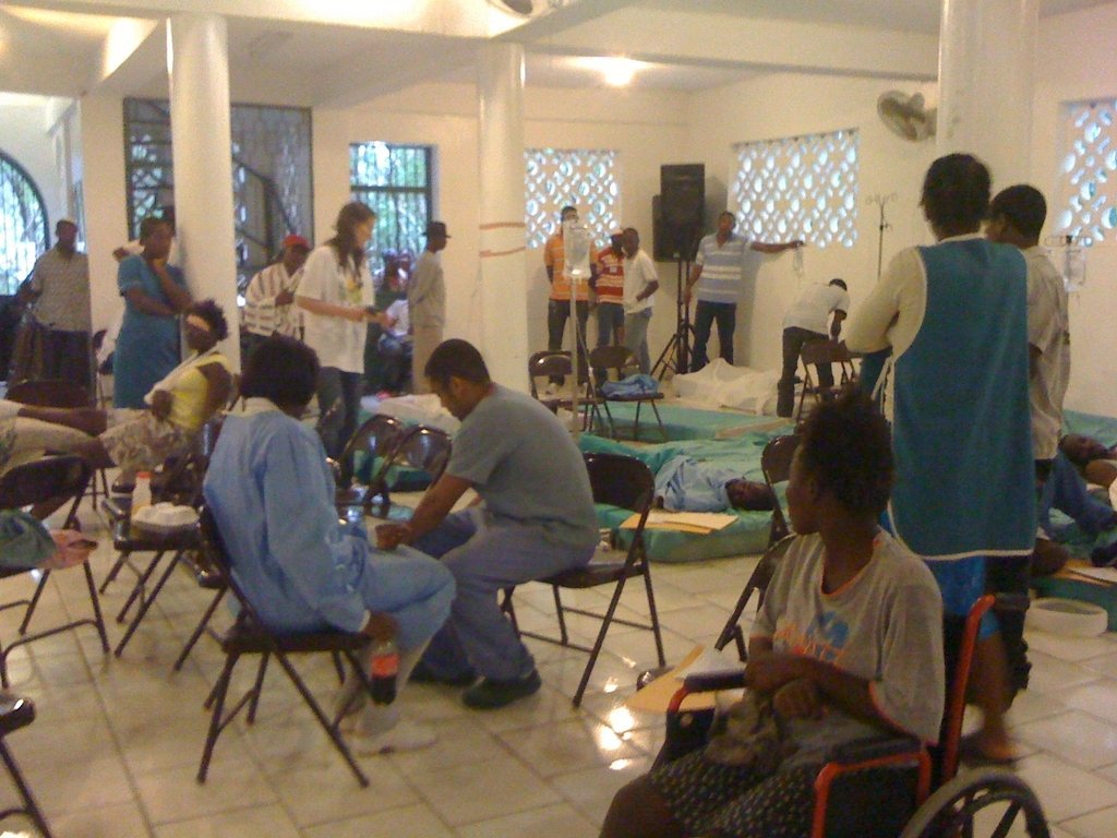 Triage Center in Cange, Haiti