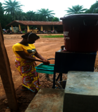 Handwashing @ Foya-Borma Hospital
