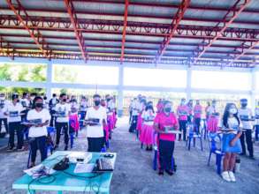 Community distribution of learning kits in Leyte