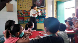 Learning session in Leyte