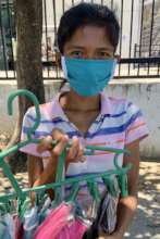 We purchased masks from vulnerable street vendors