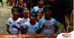 Sponsored children during Move for Equity