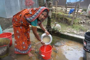 Clean water for washing