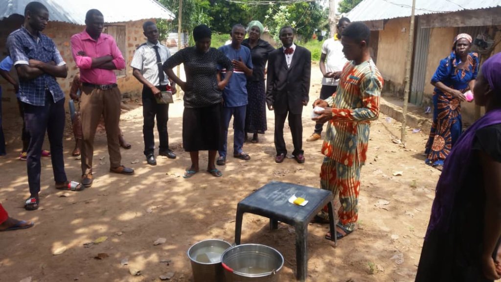 Coronavirus Prevention training to rural villages