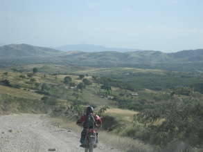 On the way to Gonaives to meet the community
