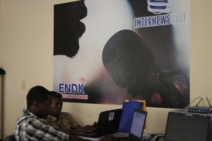 Internews' research staff in Port-au-Prince
