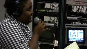 Internews Haiti team broadcasting 'Hope for Haiti'