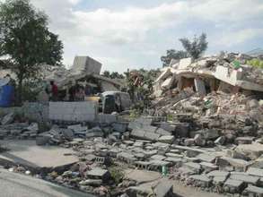 Earthquake destruction