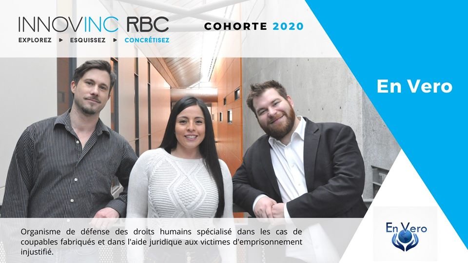 3rd prize of the 2020 INNOVINC RBC contest edition