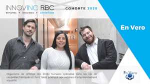 3rd prize of the 2020 INNOVINC RBC contest edition