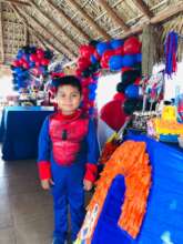 Javier at his presentation party 1