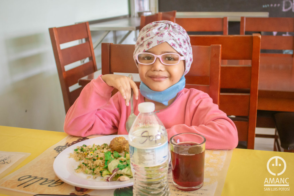 Improve the nutrition of 100 children with cancer.
