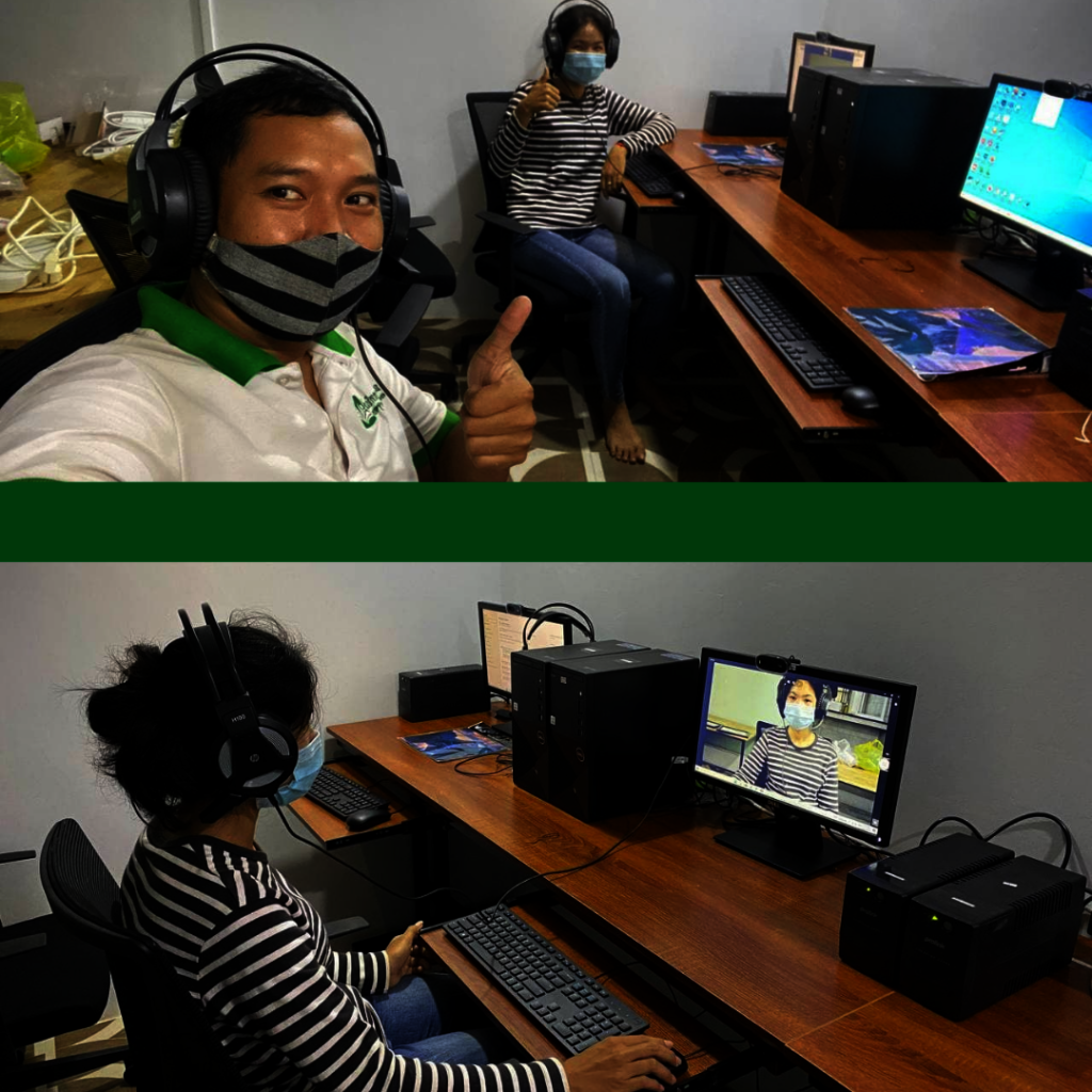 IT lab set up in the Youth Innovators' office