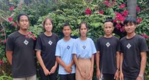 KOOMPI team that provided training and support