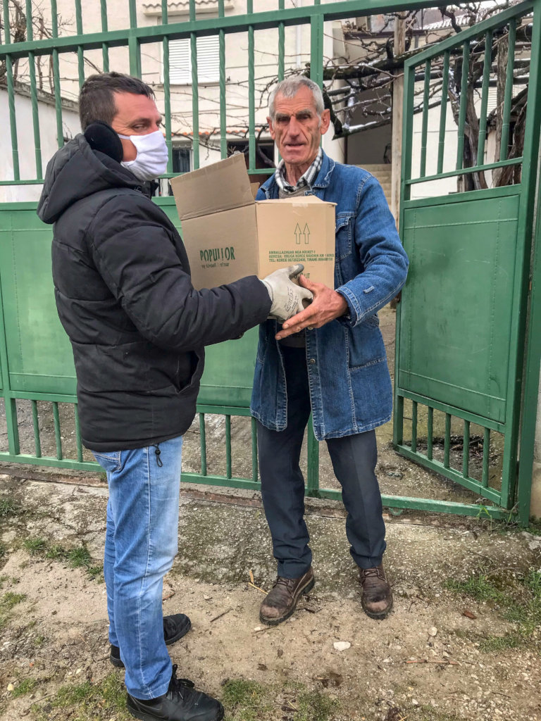 Aid Deliveries During COVID-19 Epidemic, Albania