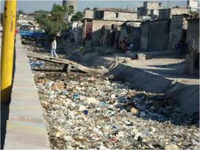 Haiti - Trash Waste in City Soleil's Canals