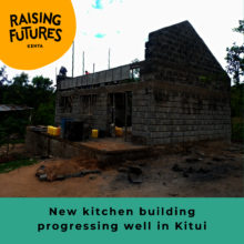 Progress of Seed of Hope Kitui kitchen