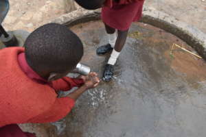 Practicing clean hygiene by washing hands