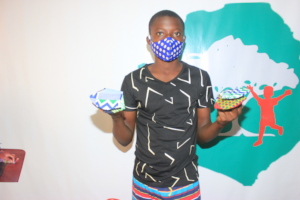 Musa with his masks