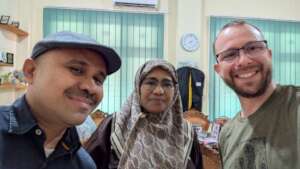 Halik, Lily, and Lev at UNKHAIR