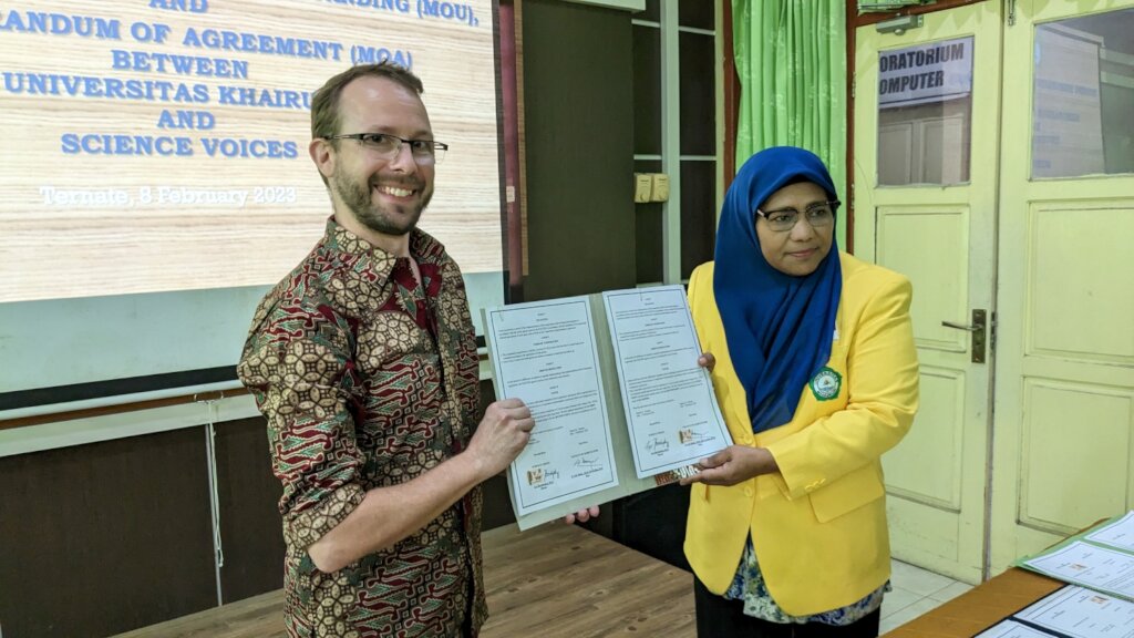 Signing a 5-year agreement with Khairun University