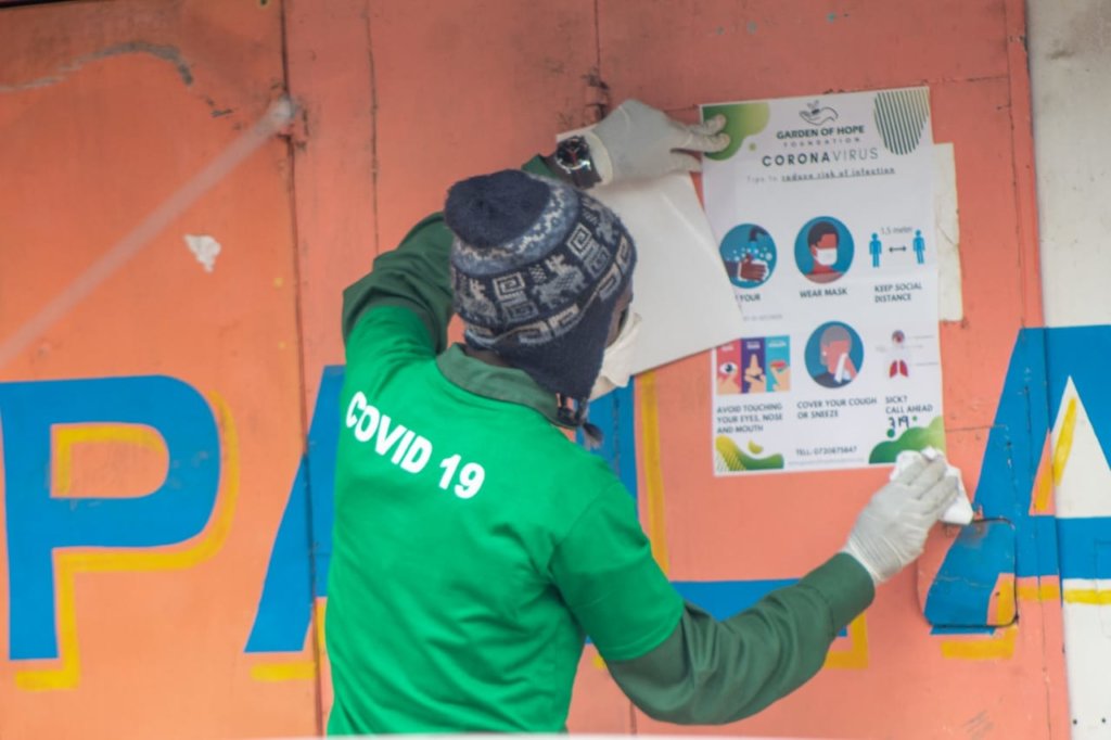 Reduce the spread of COVID-19 in Kibera slum.