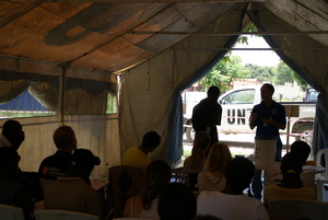 Jean Alliance (Program Coordinator) at UN Leogane