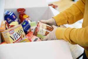 Food packages by Caritas Salzburg