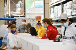 Volunteers at Caritas Salzburg