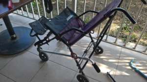 Wheelchair/stroller before changes