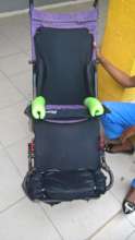 Wheelchair after adaptations