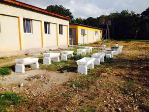 Raised flower beds for our rehab patients!
