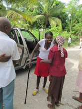 Patrice - reunited with her mum