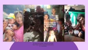Lilian and her kids