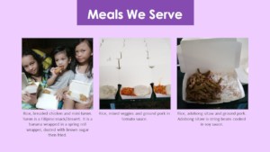 Here's a look at what we serve the kids