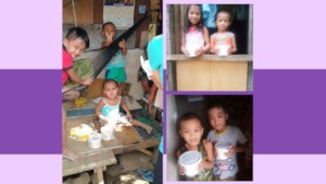 Some of the kids you helped feed