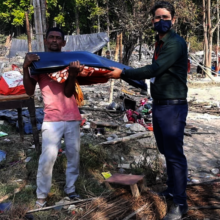 Relief provided by Aasraa Trust after fire