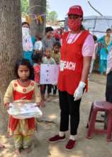 Distribution of Education materials by Outreach