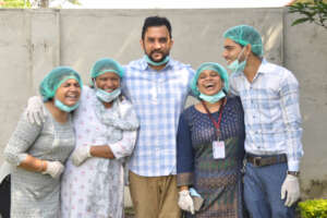 The Medical Team catching a light moment