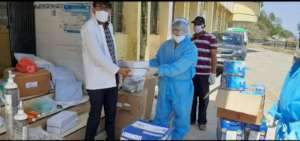 Delivery of Covid Relief Material