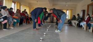 A glimpse of the teacher training session